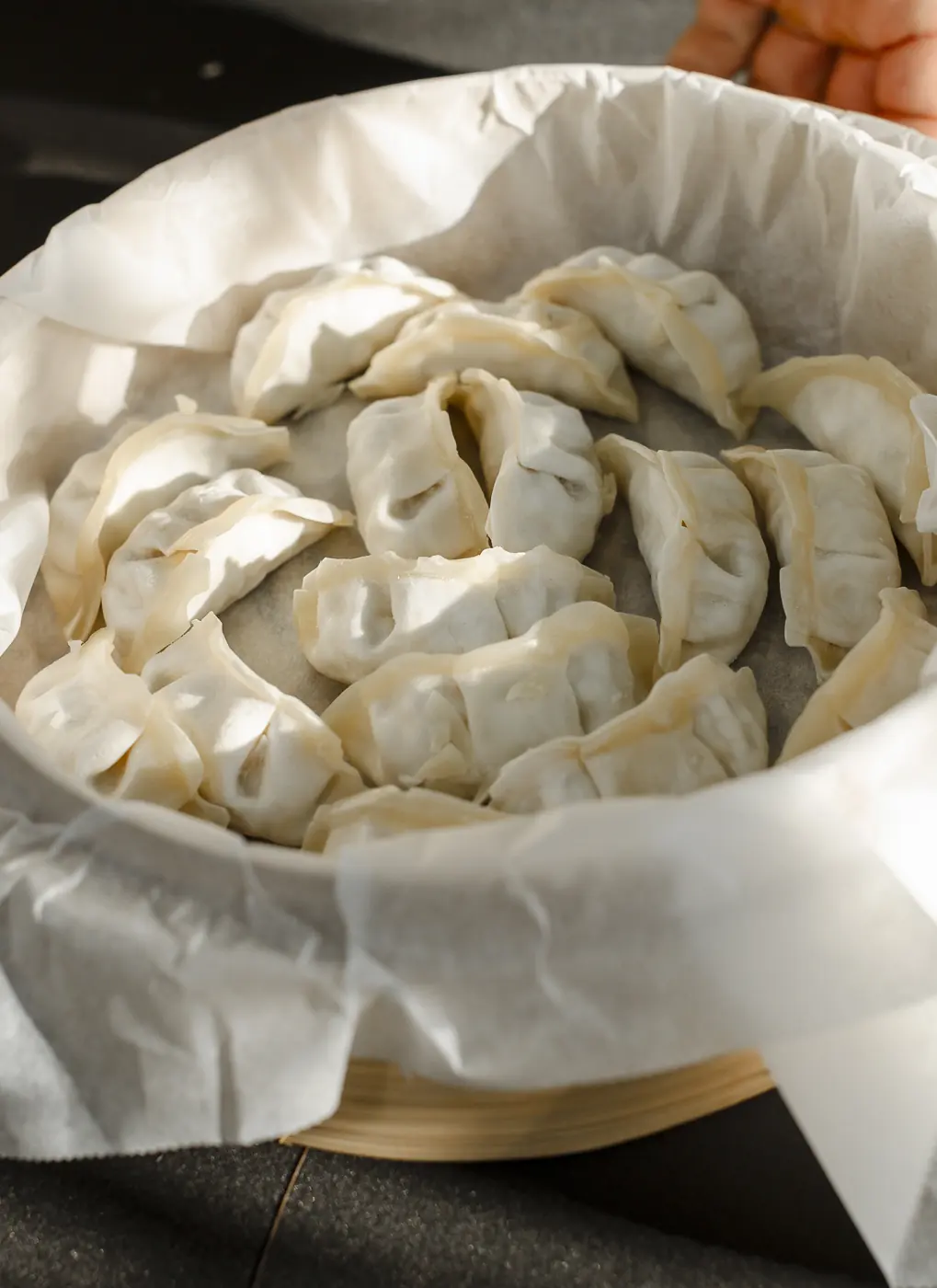 Empanadillas al vapor